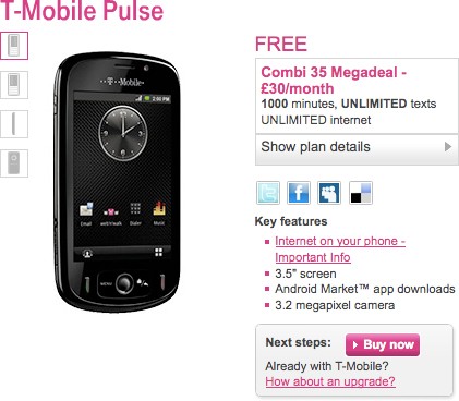 T-Mobile Pulse UK