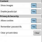 Fennec Settings Android