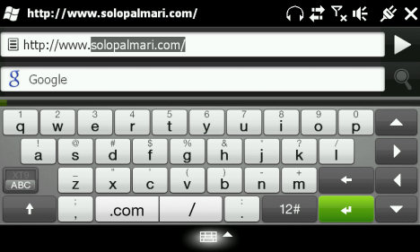 HD2 landscape keyboard in Opera HD2 landscape keyboard in Opera