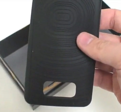 HTC HD2 rubber case